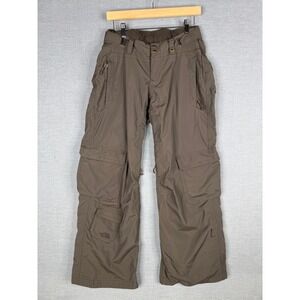 The North Face Womens HyVent Recco Ski Snowboard Pants Brown Medium Cargo M/M